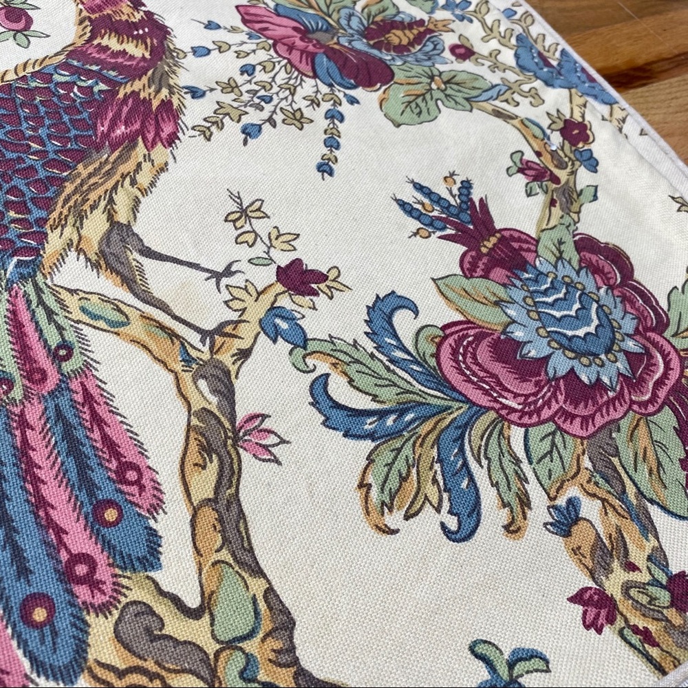 ❌SOLD❌Pottery Barn bird peacock pillow covers - Picture 3 of 13